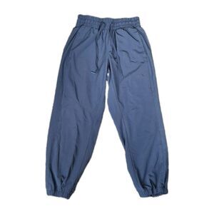 Layer 8 Qwick-Dry Blue Activewear Jogger Capris XSmall Gorpcore Techwear Street